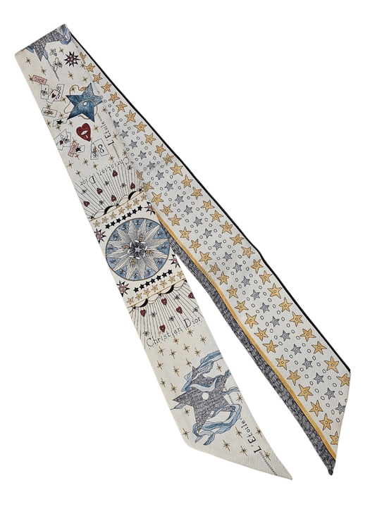 Dior Accessories - Christian Dior L'Etoile Tarot Mitzah Silk Bandeau Scarf